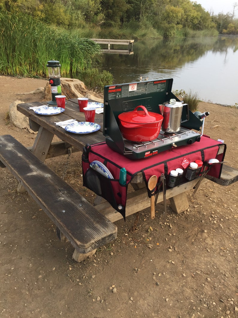 Picnic Table Organizer - Etsy