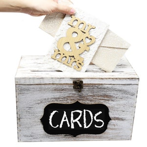 KOANEssentials PREMIUM Drewniane pudełko na kartki | wesela, ukończenie szkoły, urodziny, baby shower, pudełko na kartki na przyjęcie lub na każdą okazję