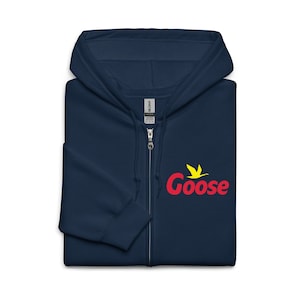 Goose Wawa Parody Gildan Unisex Heavy Blend Zip Hoodie Sweatshirt