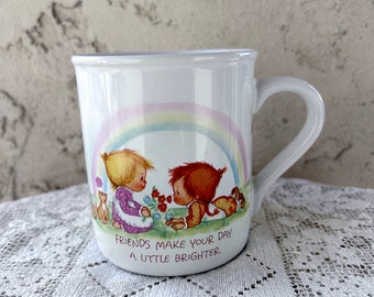 Galentine's Day ceramic cup - Vintage Betsy Clark - Hallmark 1983