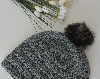 Warm Winter Wool Hat,Handmede Wonderful Hat,Crochet Winter Hat,Handmade Crochet Winter Hat