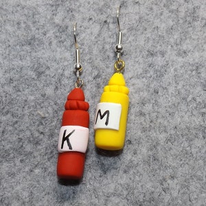 Condiment Earrings - it is PICNIC time!