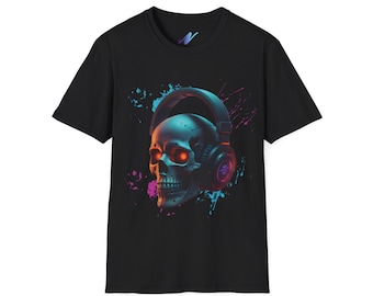 Camiseta calavera. camiseta low cost, camiseta unisex