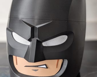 LEGO Batman Inspired Full Size Wearable Helmet - Brick inspired design, multiple faceplates available!