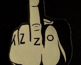 Ozzy Middle Finger - Fully woven patch