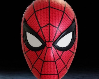 Spiderman Brand New Day Full Face Mask - Magnetised assembly, ready for cosplay or display