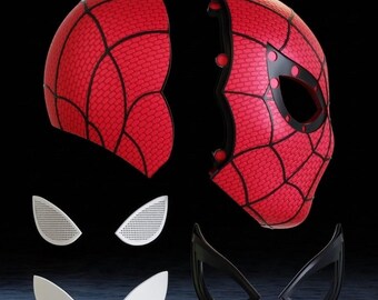 Spiderman Brand New Day Full Face Mask - Magnetised assembly, ready for cosplay or display