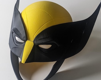 Wolverine Mask, Raw Print DIY Kit, Cosplay Prop