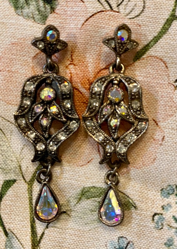 Marcasite Earrings (pierced) - image 2