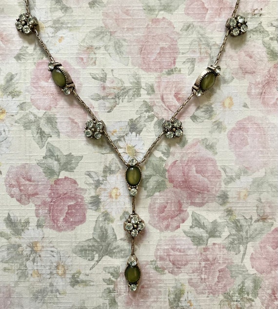 1928 Brand Silver Tone Y-Drop Necklace