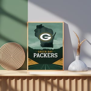 10 Green Bay Packers Prints | American Football | Green Bay Packers Posters | American Football Posters | Green Bay Packers | Football Gift