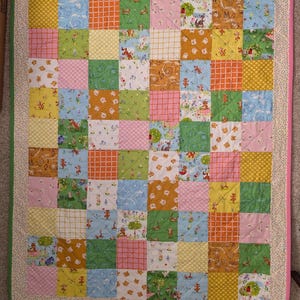 Winnie the Pooh baby quilt