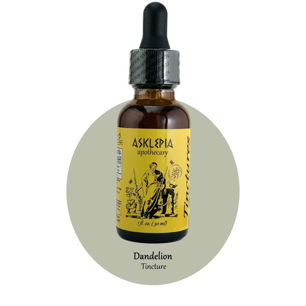 DANDELION Tincture – Herbal Medicine, Cleansing, Detoxification, Plant Medicine, Supplement