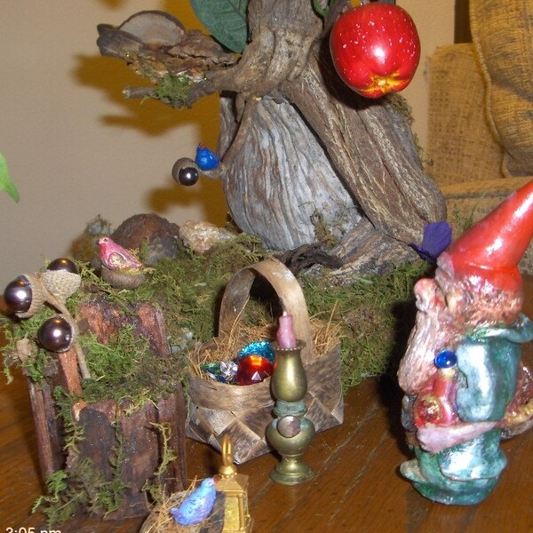 Miniature Doll House Gnome Fairy House Custom Sculpture Magical OOAK 1to 12 or 1 to 24