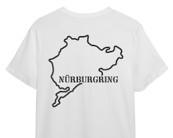 Camiseta de algodón orgánico: regalo para los aficionados a las carreras de coches