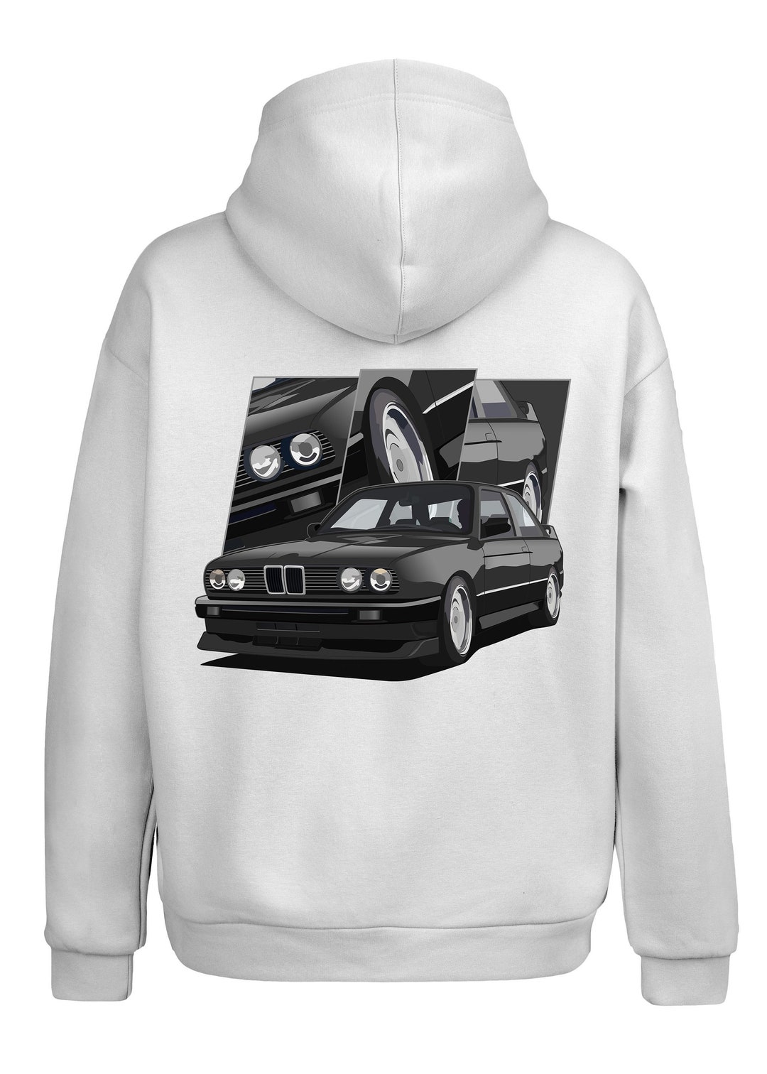 MG-Type 030 Black Neoprene Hoodie