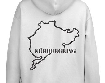 Sudadera bordada con capucha: algodón orgánico, regalo de carreras