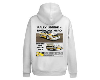 Sudadera con capucha "Leyenda del rally"