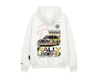 Sudadera con capucha "Leyenda del Rally Grupo B"