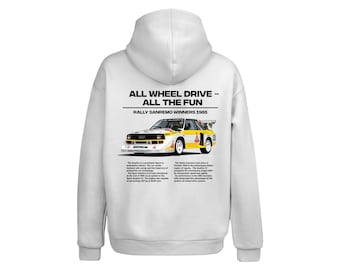 Sudadera con capucha "AWD - Toda la diversión"