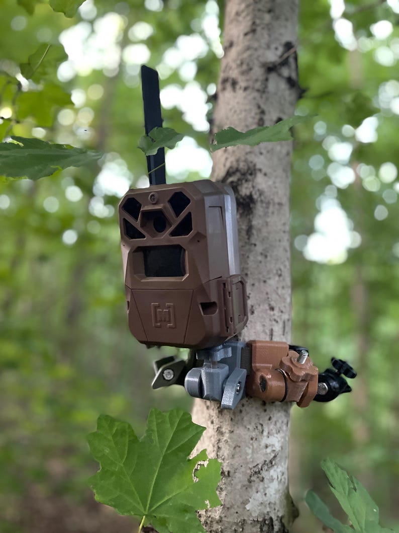 Bread and Butter 2-way: Adjustable Trail Camera Mount Bracket | Public Land Legal (Pan and Tilt) image 1