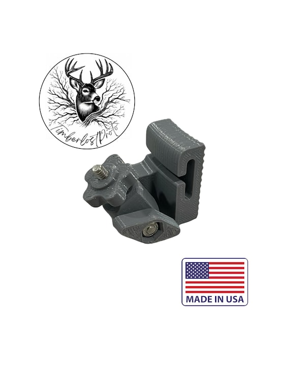 Adjustable Trail Camera Mount for Public Land: 2-Way Bracket (Pan and Tilt)