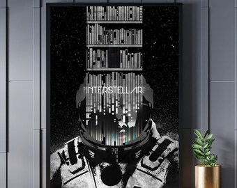 Interstellar Movie Print | Movie Poster | Film Print | Wall Art | Cinema | Room Decor | Film Art | Alternative Art | Sc-Fi Classic | Epic