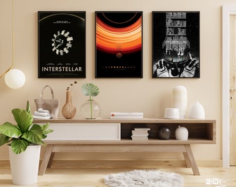 Interstellar Movie Print | Movie Poster | Film Print | Wall Art | Cinema | Room Decor | Film Art | Alternative Art | Sc-Fi Classic | Epic