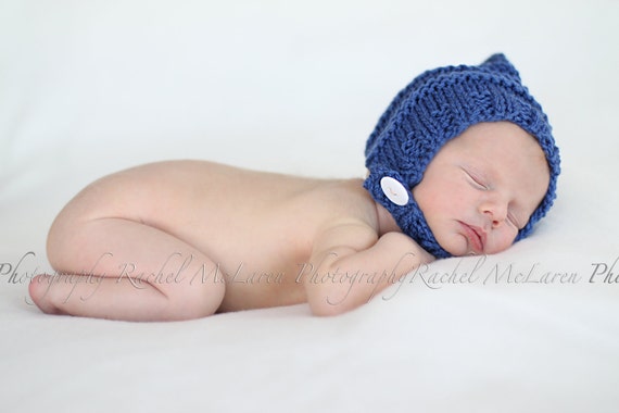 baby hat with chin strap