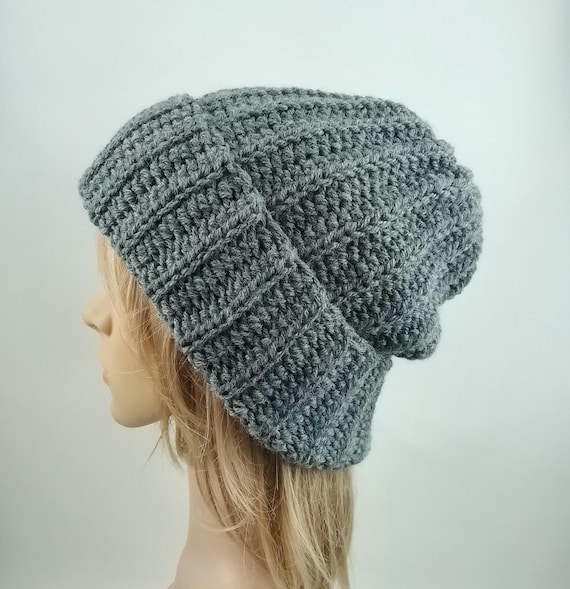 Hat Fold Over Brim Ribbed Men Cuffed Beanie Slouchy Women  display picture 3