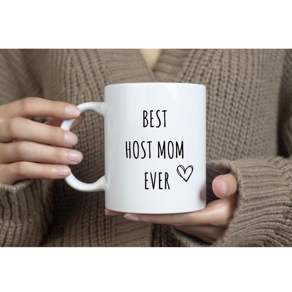 Host Mom gift, Gift for Host Mom, Mothers Day gift, Custom Mug, Ceramic Mug 11oz, Au Pair life