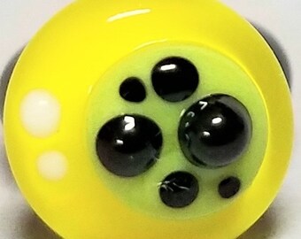 17 Bitty Button-Handmade Lampwork Glass Bead