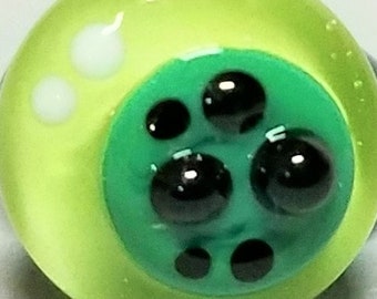 18 Bitty Button-Handmade Lampwork Glass Bead