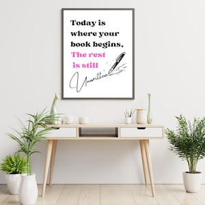 Unwritten Lyrics Wall Art | Natasha Beddingfield Lyrics | Motivational