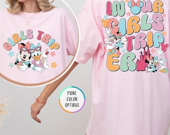 Comfort Colors® Minnie and Daisy Besties Shirt, In Our Girls Trip Era, Disney Best Friends Gift, Disney Friends Matching, Besties Summer Tee
