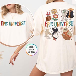 Comfort Colors® Epic Universe Shirt, Disney Shirt, Orlando Park Epic Universe Shirts, Family Trip Shirts, Super Mario Shirt, Disney Trip Tee