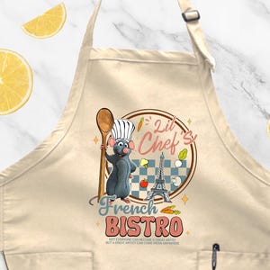 Disneyland Little Chef Remy Apron, Ratatouille Remy, Chef Apron, Disney Apron, Disney Kitchen, Disneyland Ratatouille Paris, Apron Gifts