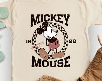 Mickey Mouse 1928 Shirt, Disney Kids Shirt, Mickey Kids Shirt, Mickey Lover Gift, Disney Fan Kids Shirt, Classic Mouse Tee, Disney Kids Trip