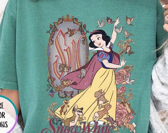 Comfort Colors® Disney Princess Shirt, Disney Girl Trip, Disney Princess Lover Gift, Princess Gifts Shirt, Cinderella, Snow White, Mermaid
