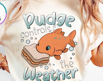 Comfort Colors® Lilo & Stitch Pudge The Fish T-shirt, Disney Pudge Controls the Weather Tee, Disney Fish Pudge T-shirt, Magic Kingdom Tee