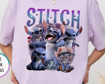 Comfort Colors Disney Stitch Shirt, Photo Stitch 90s Shirt, Disney Bootleg Shirt, Stitch Birthday Shirt, Stitch Party Tee, Stitch Graduation