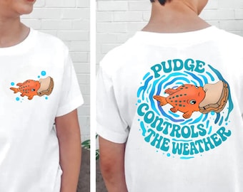 Disney Lilo and Stitch Pudge Controls The Weather Shirt, Disney Fish Pudge T-shirt, Disney Family Vacation, Magic Kingdom, Disney Stitch Tee