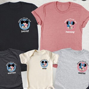 Disney 4th Of July Shirt, Happy 4th Of July Party Tshirt, Disney Independence Day, 4th of July Family Shirt, Patriotic Mickey Minnie Shirt
