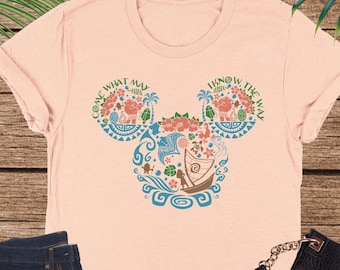 Moana Mickey Shirt, Disney Moana Shirt, Moana Fan Shirts, Moana Family Shirts, Mickey Head,Moana Movie Shirt, Disney Moana Shirts for Girls