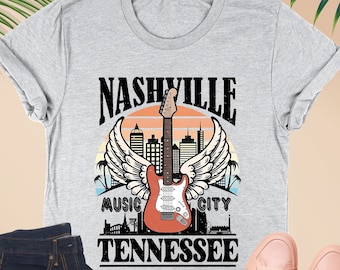 Nashville Music City Shirt, Country Music Shirt, Music City Shirt, Nashville Shirt, Tennessee Tshirt,Concert Shirt,Nashville Girl Trip Shirt