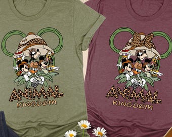 Camiseta de safari de Mickey y sus amigos de Animal Kingdom, viaje de safari con amigos, viaje de cumpleaños de safari, Disney World Animal Kingdom, camiseta de modo safari