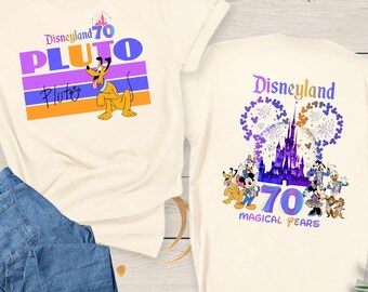 Disneyland 70th Anniversary Shirt, 70th Anniversary Mickey and Friends Shirt, Platinum Celebration Shirt, Magic Kingdom Birthday T-shirt