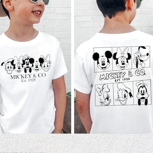 Mickey & Co Est 1928 Kids T-Shirt, Mickey And Friends Shirt, Disney Kids Trip, Disney Toddler Shirt, Mickey Mouse Shirt, Boys and Girls Trip