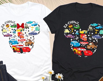 Disney Cars Shirt, Ka-Chow Shirt, Cars Lightning McQueen and Friends Shirt, Disney Couple Shirt, Birthday Boy Tshirt, Cars Birthday Shirt