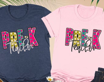 Pre-K Teacher Shirt, Preschool Teacher Shirt, Teacher Gift, Back To School Tshirt, Teacher Appreciation Shirt, Prek Shirt, Prek Teacher Gift